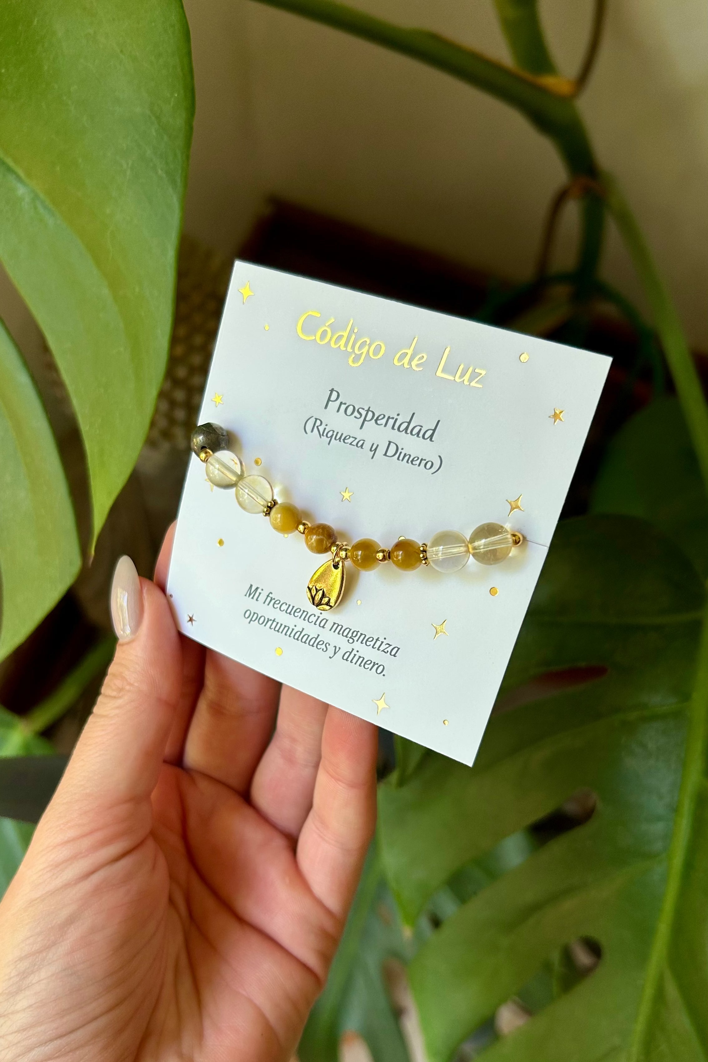 Pulsera Código de Luz 25 - Prosperidad (Riqueza y Dinero)