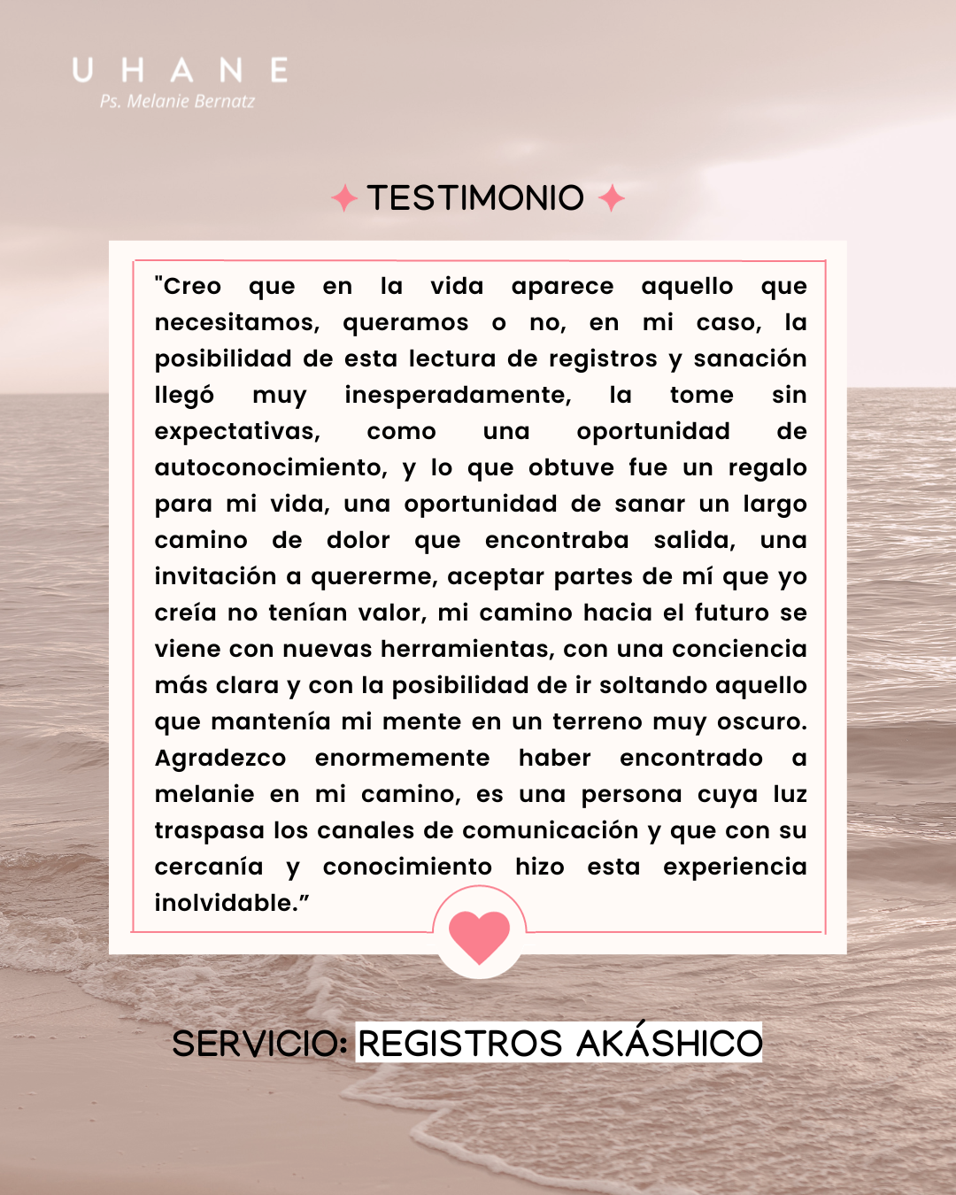 Lectura de Alma - Sanación de 1 Área de Vida