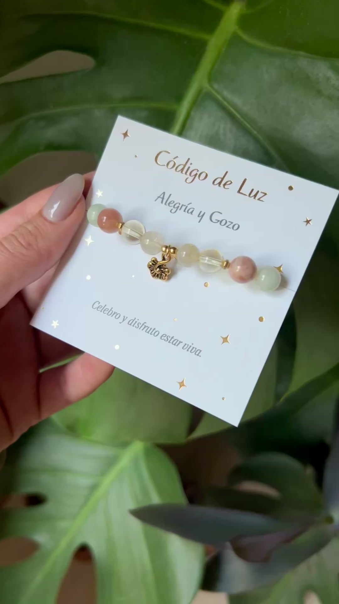 Pulsera Código de Luz 15 - Alegría y Gozo