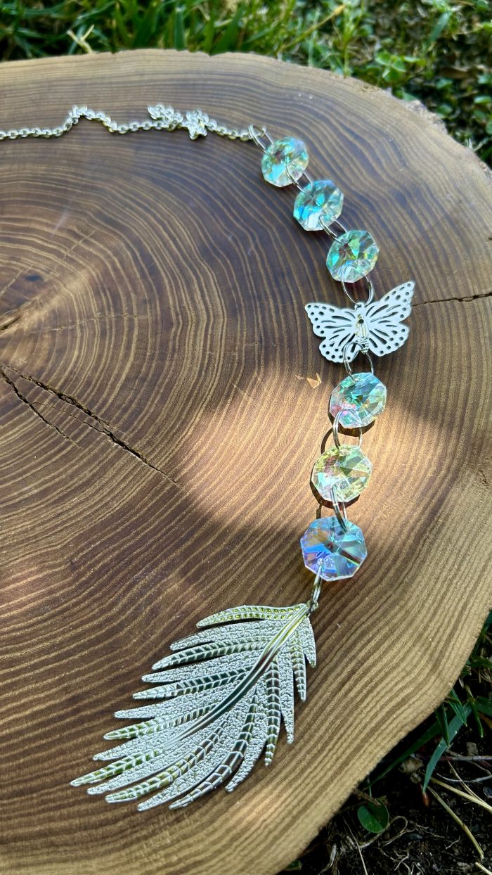 Mariposa hoja plateado✨ - Imagen 2