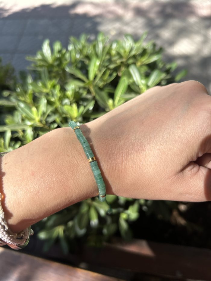 Aventurina pulsera ajustable - Imagen 2