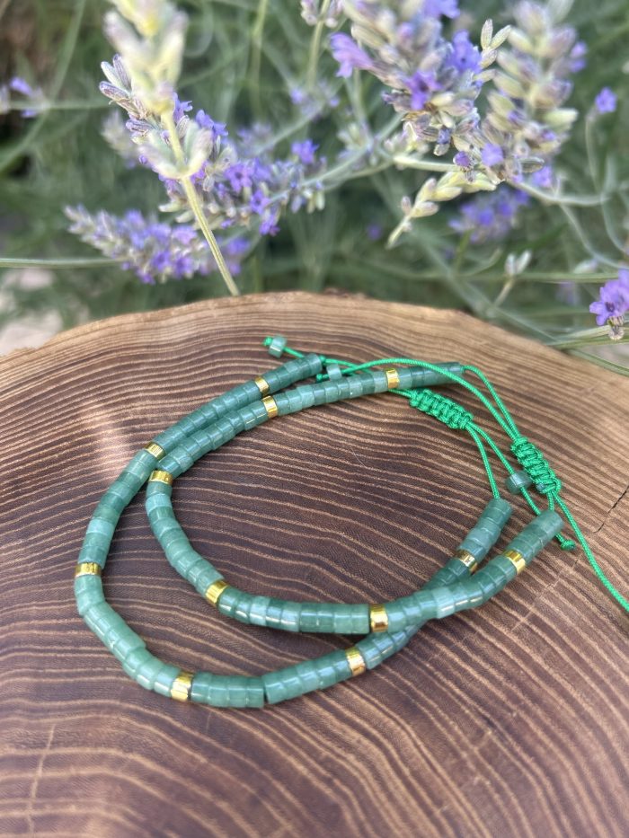 Aventurina pulsera ajustable
